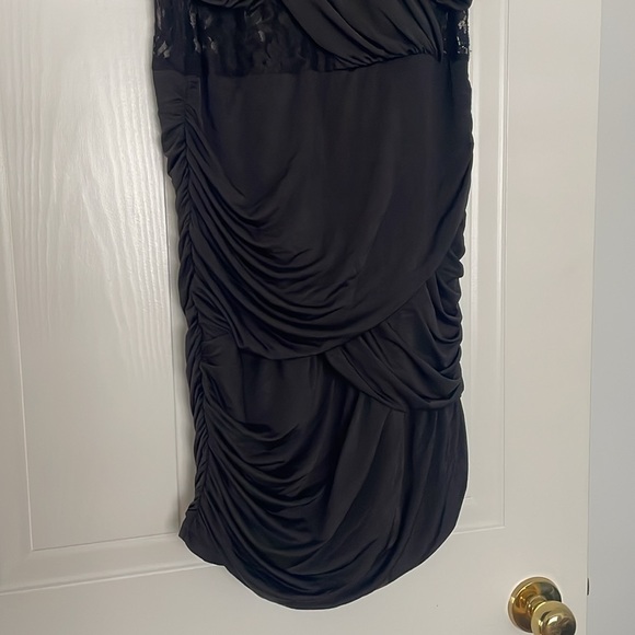 🦋 2/$40 NWT Black Formal Lace Layered Dress - Picture 2 of 4